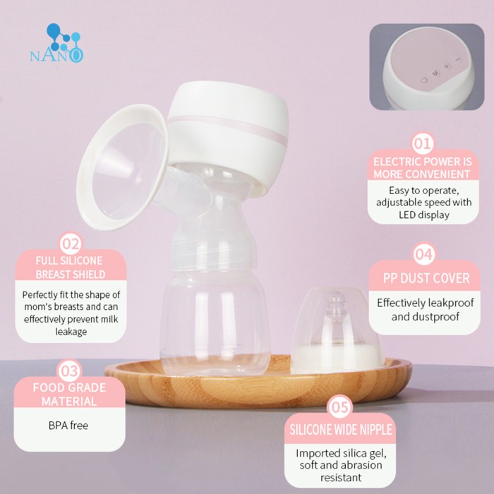 Pompa ASI Elektrik Rechargeable Single Electric Breast Portable