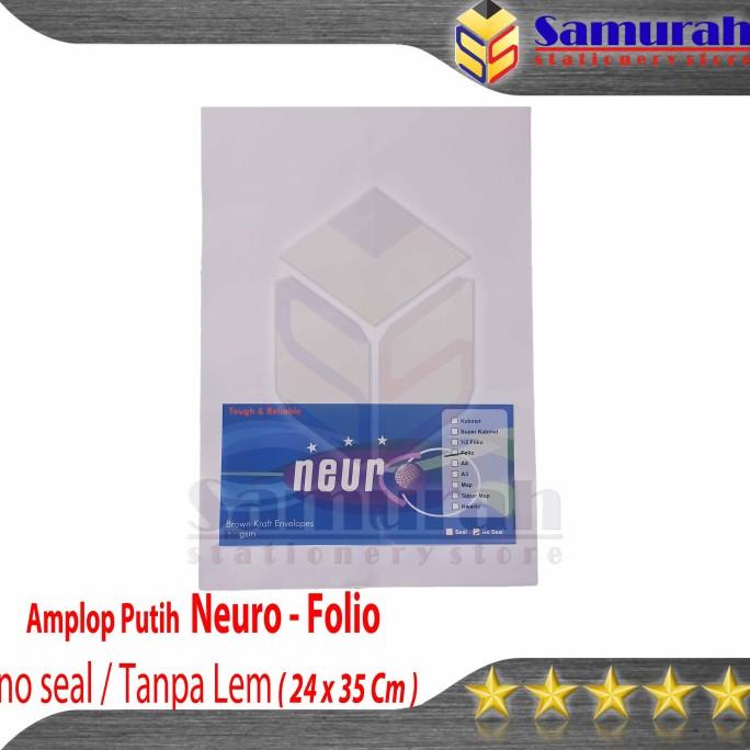 

Amplop Kertas Putih Neuro Ukuran Folio / F4 Berkas Dokumen 24 x 35 cm