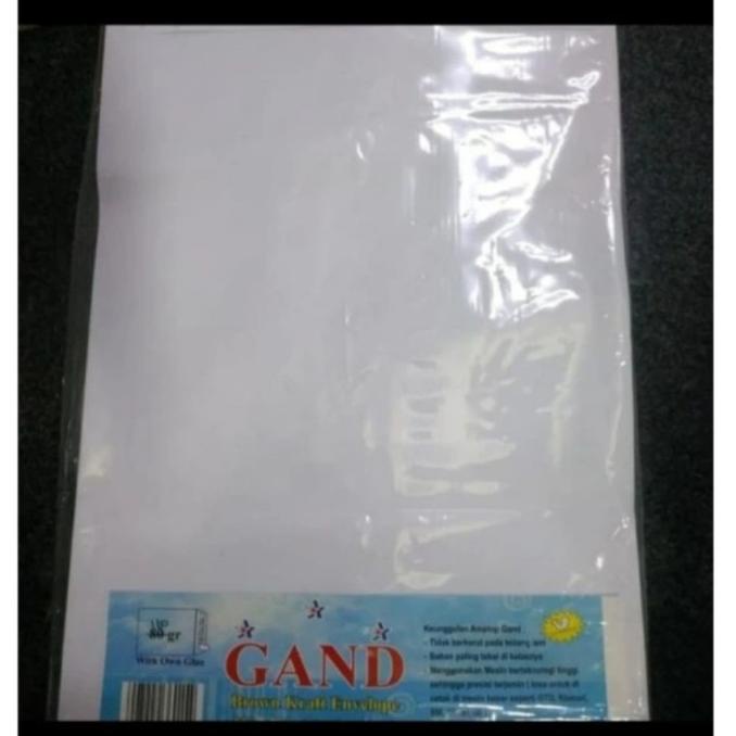 

amplop folio/f4 putih seal/lem 100 gr