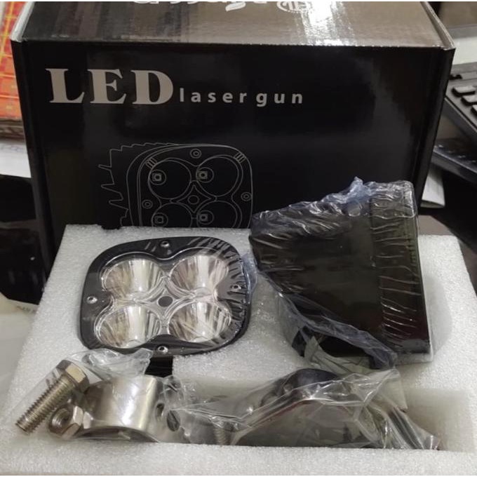 Lampu Tembak Sorot Led Gr Laser 4 Mata 40 Watt 2 Pcs Premium Quality
