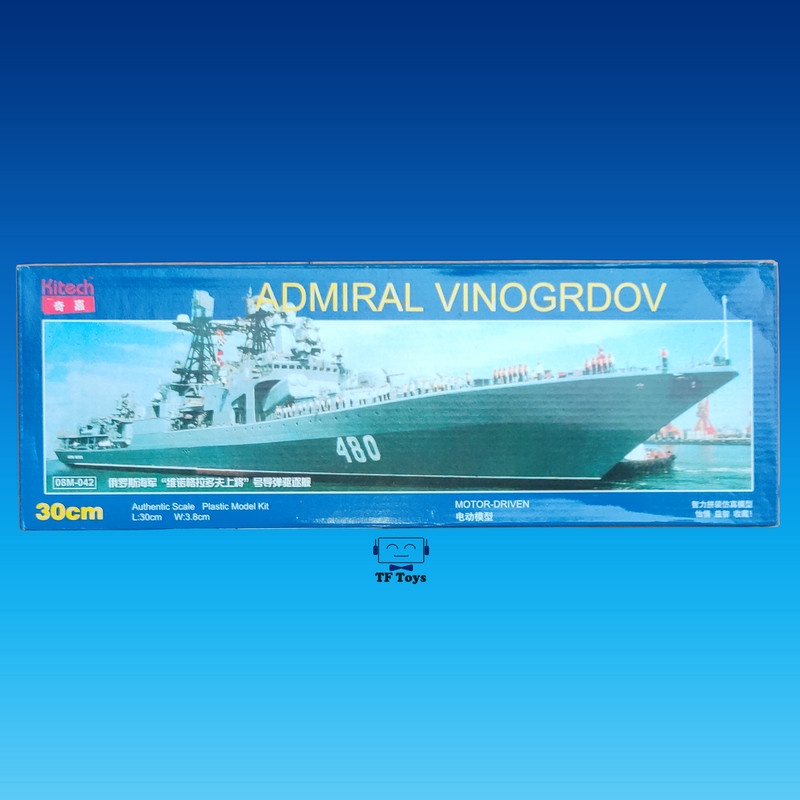 [Tf Toys] Miniatur Model kit Mokit Warship Destroyer Admiral Vinogradov Kitech