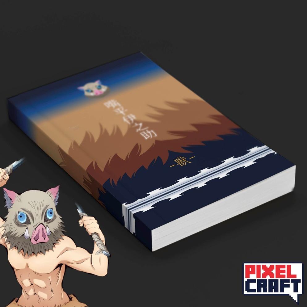 

Viral Pocket Note Anime Kimetsu No Yaiba Softcover A6 Buku Tulis Catatan Agenda Planner Motif Inosuke Hashibira Kri