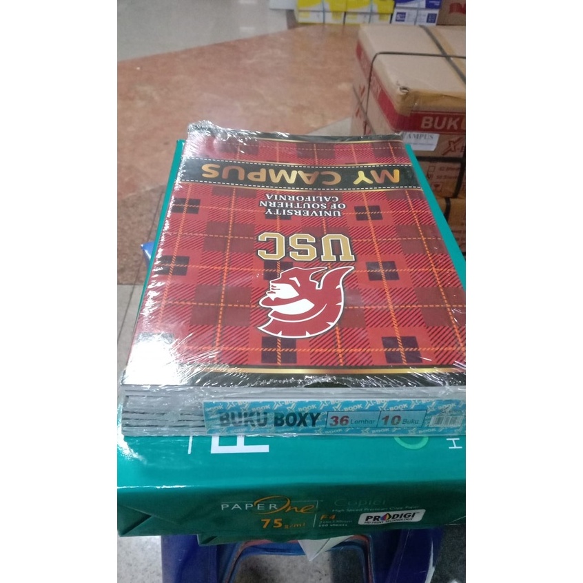 

✲Terlaris➘ PROMO Buku Tulis Campus 36 lembar PANJANG X-BOX (per pack) M37 ❁