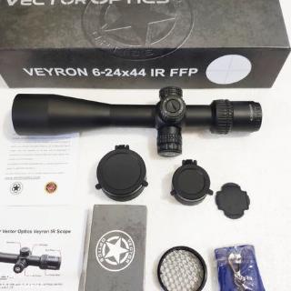 TELESKOP VECTOR VEYRON 6-24X44 IR FFP TERBARU TITIK NYALA