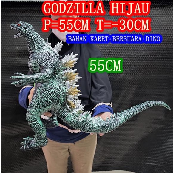 MAINAN GODZILLA JUMBO 55CM BONEKA DINOSAURUS GODZILLA BESAR