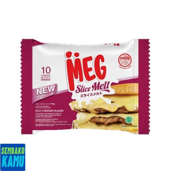 

Meg Cheddar Cheese Slice Melt 10 pcs - Keju