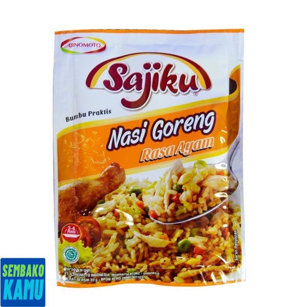 

Sajiku Nasi Goreng Rasa Ayam 20 gr