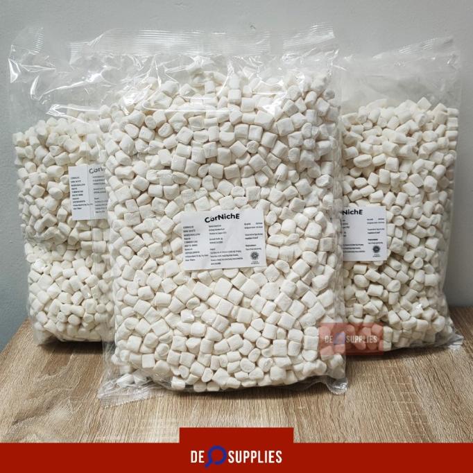

Corniche Mini White Marshmallow 1kg - Marsmellow Putih Marsmallow