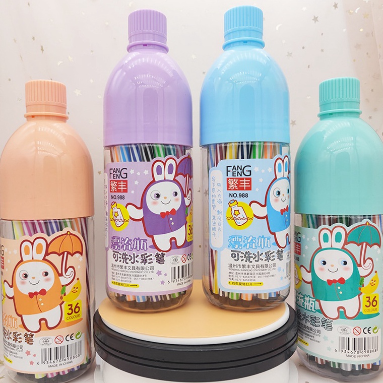 

GOGO Order Spidol Warna Warni Cair isi 12 Pcs & 24 Pcs Lucu Dan Simpel - JT0005 128