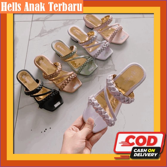 Hak Anak Cewe Murah Sepatu Ulang Tahun Anak Cewek Sendal Jinjit Anak Perempuan 10 Tahun High Heels W
