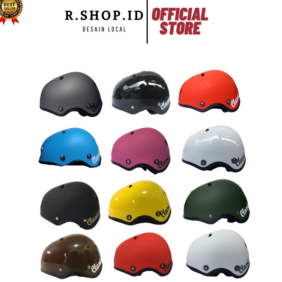 ☋ Helm Sepeda Classic Helm Sepeda Lipat Helm Sepeda Batok Helm Sepeda Helm Sepeda Clasic Murah ❇ ✸ ・