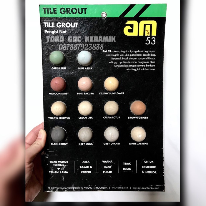 PENGISI NAT KERAMIK/OKER/OKER AM/SEMEN KERAMIK/SEMEN OKER/SEMEN MURAH