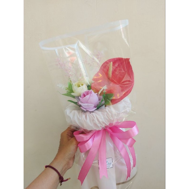 BUKET BUNGA ARTIFICIAL KOREA WISUDA