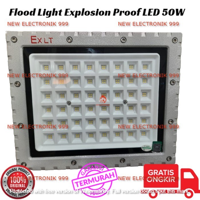 Lampu Sorot Yaming Flood Light Explosion Proof Led 50W 6000K Putih