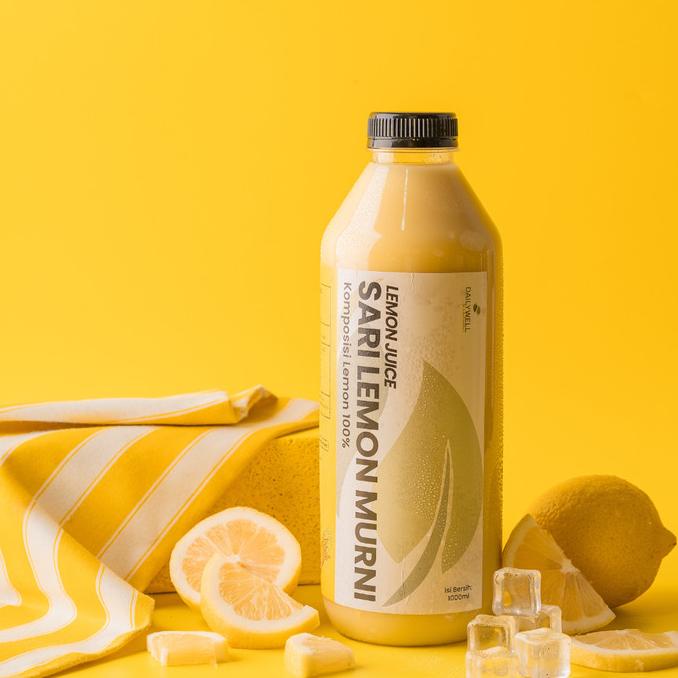

Dailywell Sari Lemon Murni 1 liter [pure lemon tanpa campuran air]