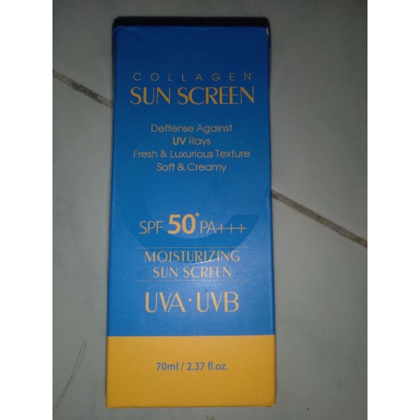 Collagen Sunscreen SPF 50 PA+++ UVA UVB 3W Clinic
