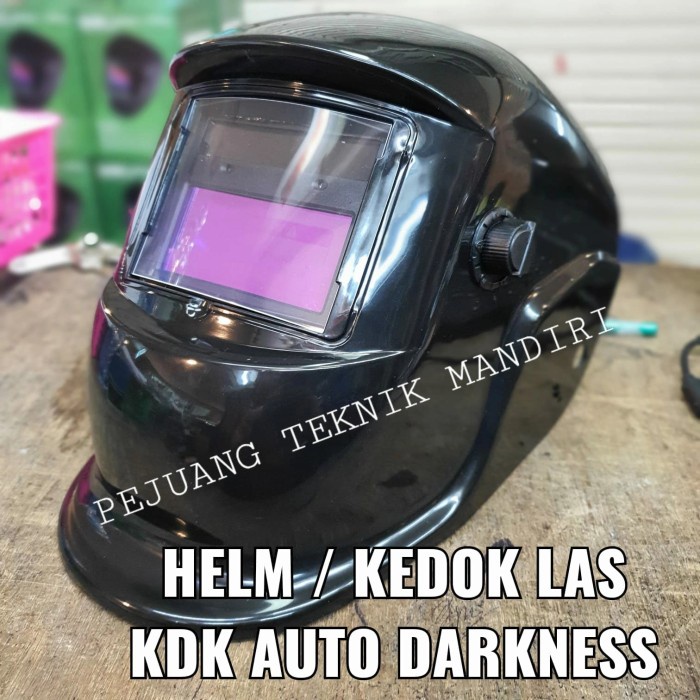 ALAT KESELAMATAN TOPENG LAS OTOMATIS KDK JAPAN - KEDOK LAS OTOMATIS - HELM LAS AUTO KDK ORIGINAL