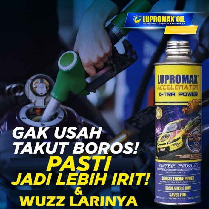 Lupromax Accelerator Octane Booster dan Penghemat BBM star