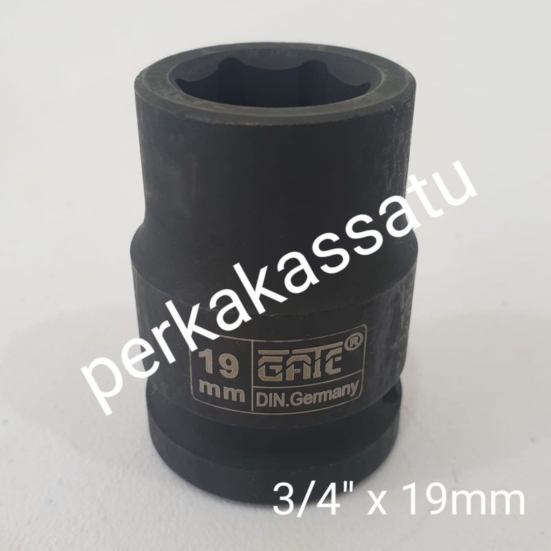 MATA SOCK IMPACT 3/4" X 19MM 3/4 INCI INCH 19 MM GATE SOK SHOCK