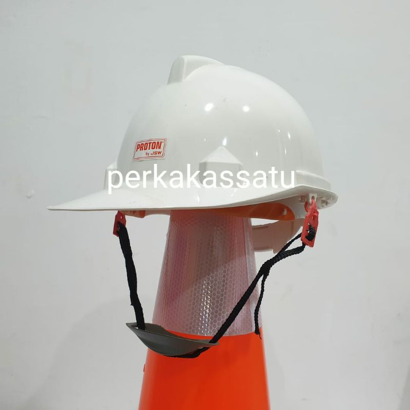TOPI KERJA PUTIH PROTON JSW HELM WHITE KESELAMATAN SAFETY HELMET