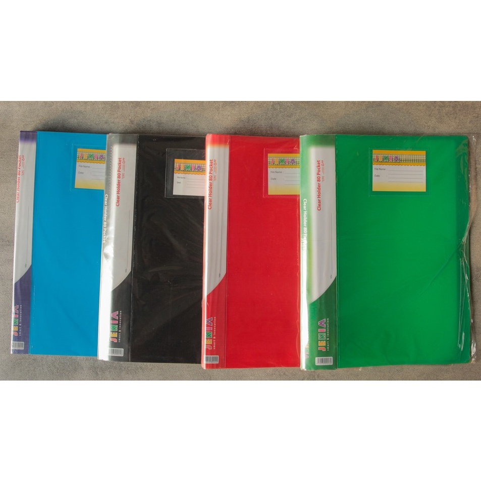 

MV9OH Clear Holder Polos 80 Poket Folio 6qhfg