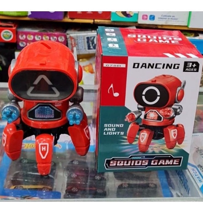 ☢Iyv Cod Dancing Squid game Robot Kaki Squid game ada music dan lampu w Terbaru Promo.