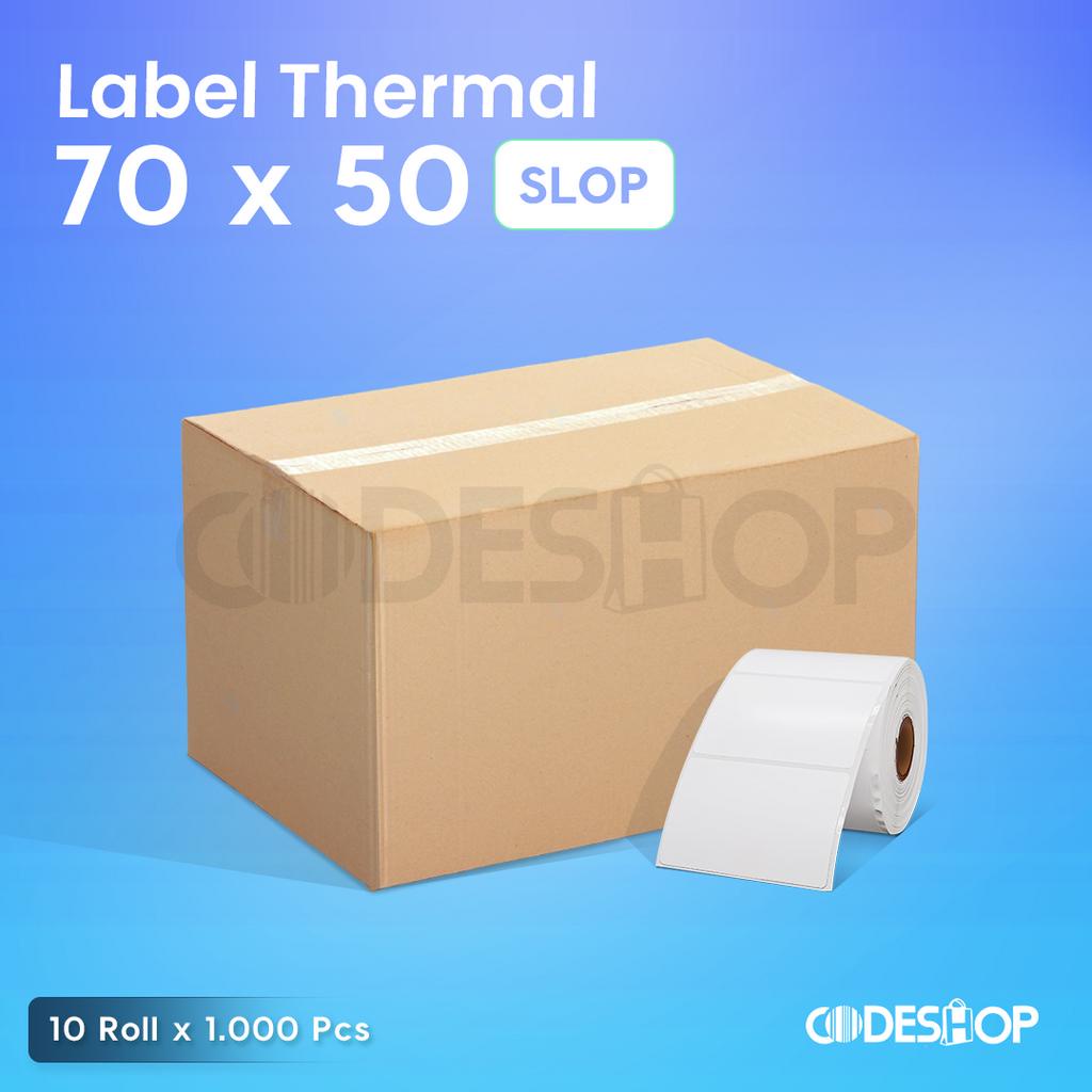 

1 Slop Isi 10 Label Harga 70 x 50 Thermal 70x50 mm 1000 Pcs