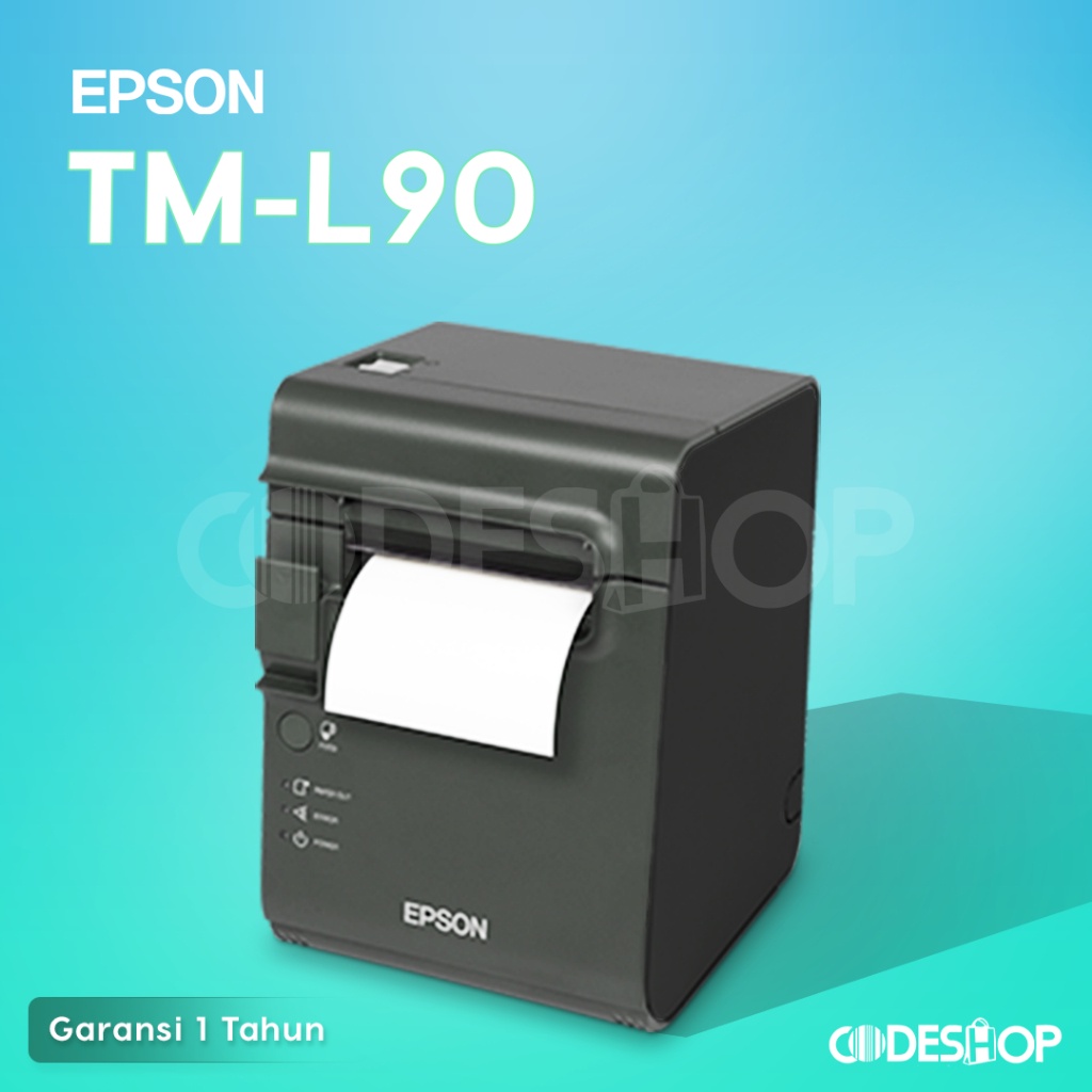 Printer Label Barcode Resi Epson TM-L90 Direct Thermal USB & RS232