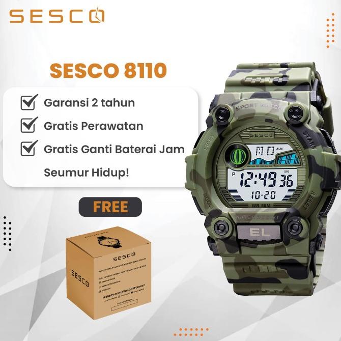 SESCO Jam Tangan Anak 8110 Anti Air, Original, dan Bergaransi