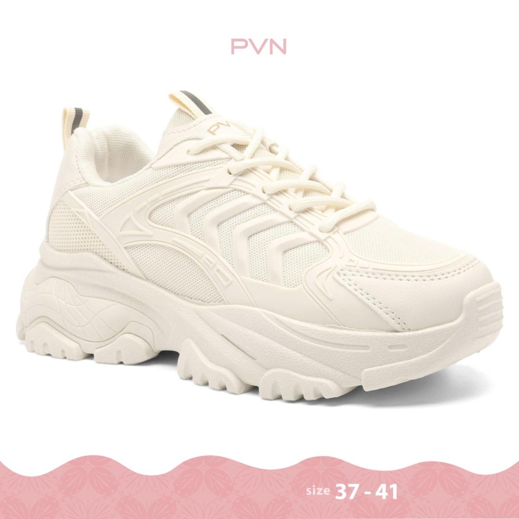 PVN Gyu Sepatu Sneakers Wanita Putih Sport Shoes 526