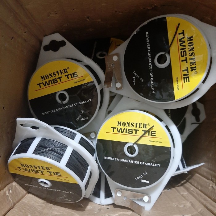 

Terlaris Twist Tie 100 Meter / Pengikat Kabel 100 Meter /Pengikat Kabel Hitam