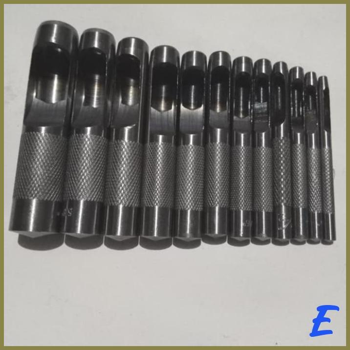 

ALAT PELUBANG PAKING SET 12 PCS - HOLLOW PUNCH PIN 12 PCS 3/4 - 1/8 [KUJG]