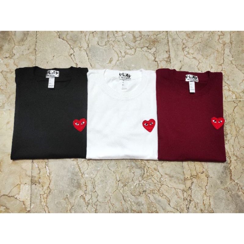 Kaos Basic Unisex CDG PLAY Kids Tshirt Polos Anak