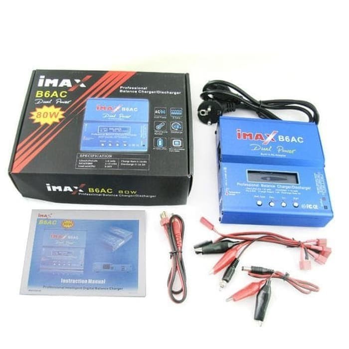 IMAX B6AC B6-AC 80W FAST BALANCE CHARGER / DISCHARGER 1-6 CELLS ORIGINAL