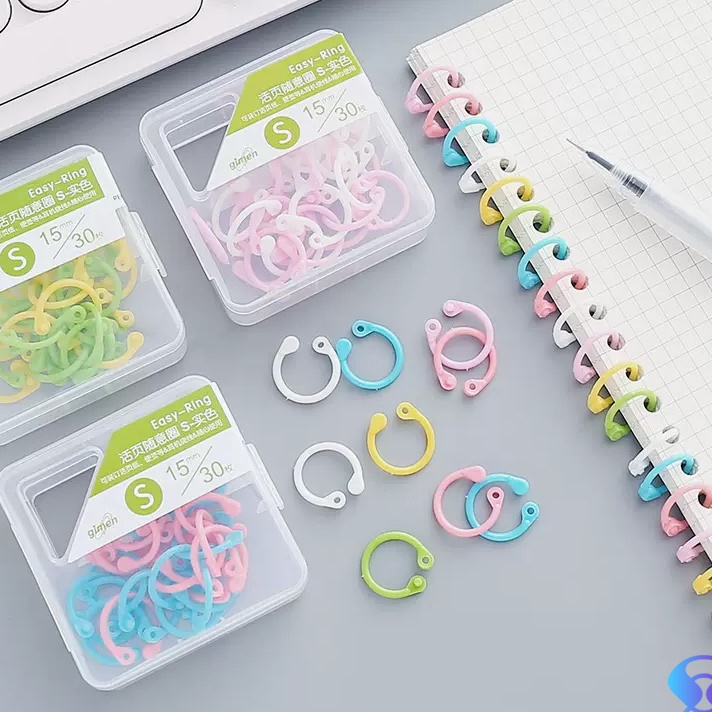 

[JW☞/K➲> Ring Binder Loose Leaf Bahan Plastik Tanpa Melubangi Buku-Suning Mall/ kekiniian!