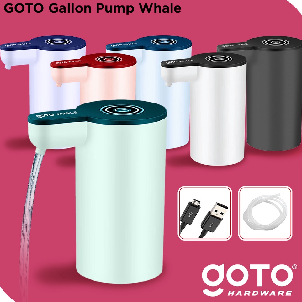 FKJK3960  [ORIGINAL] GOTO Whale Pompa Galon Elektrik Pencetan Air Minum Otomatis Murah Dispenser Ala