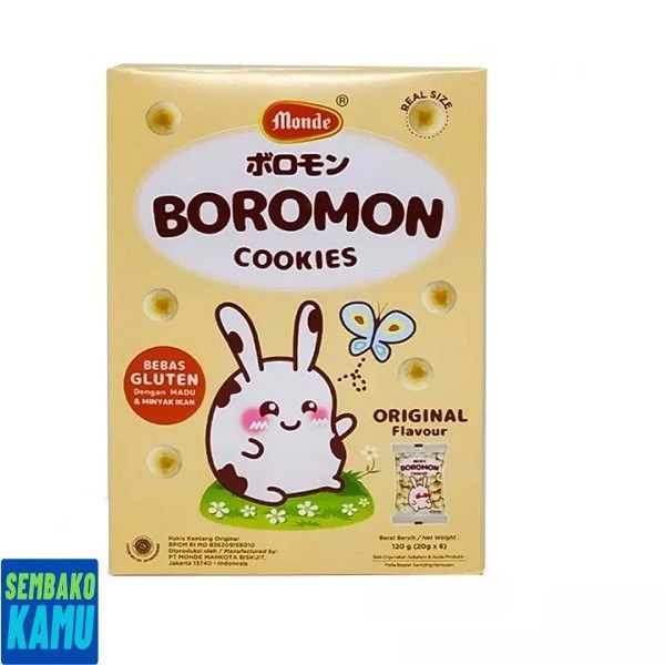 

Monde Boromon Cookies Original 120 gr - Biskuit