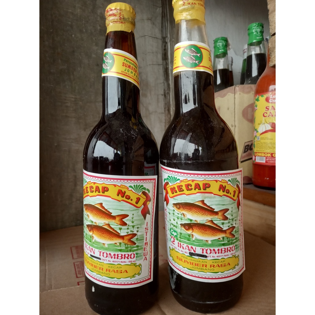 

Kecap Manis Cap 2 Ikan Tombro 550ml Asli Khas Jombang