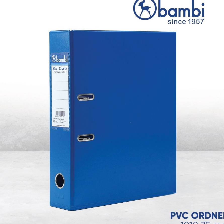 

(E3☼/S✔) Bambi Ordner PVC Lever Arch File Folio 75mm - 1010/ trendings!