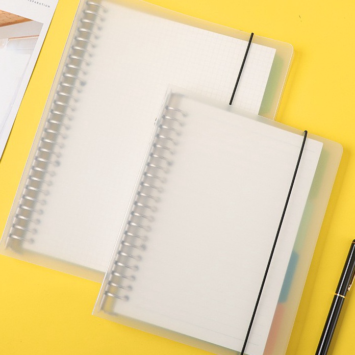 

[C14➲/F✪) Binder Note White Cover Transparant ( Dengan Isi / Tanpa Isi Loose Leaf ) - A5 & B5- kekinian!