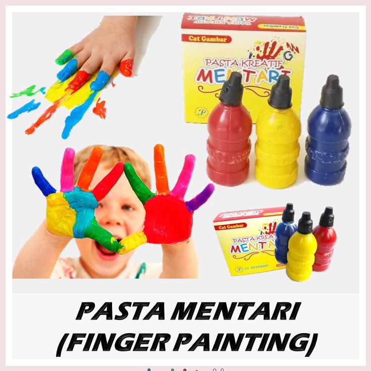 

(ご-DJM✉) Pasta Kreatif Mentari | Cat Lukis Mewarnai Anak | Pewarna non-Toxic Finger Painting | Mainan Edukasi - langsung.kiirim.