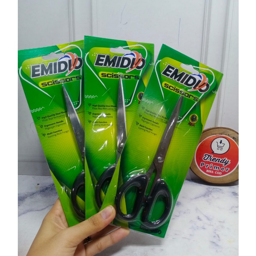 

[I9✉/A㊠] Gunting medium hitam isi 6 pcs (165) GUNTING TANGGUNG- kekiniian.