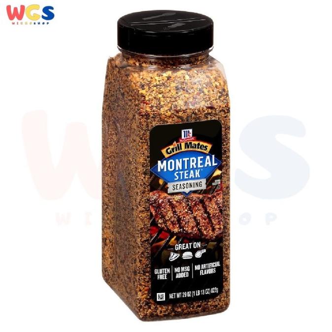 

Mccormick Grill Mates Montreal Steak Seasoning Gluten Free 822G