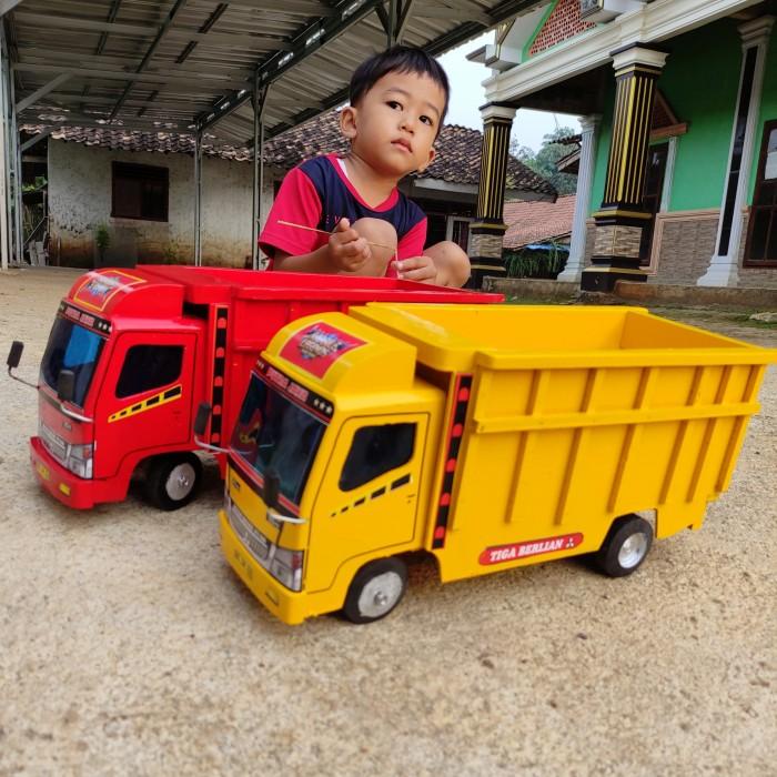 [[[ PROMO ]]] Miniatur mobil truk oleng kayu mobilan mainan anak truck oleng