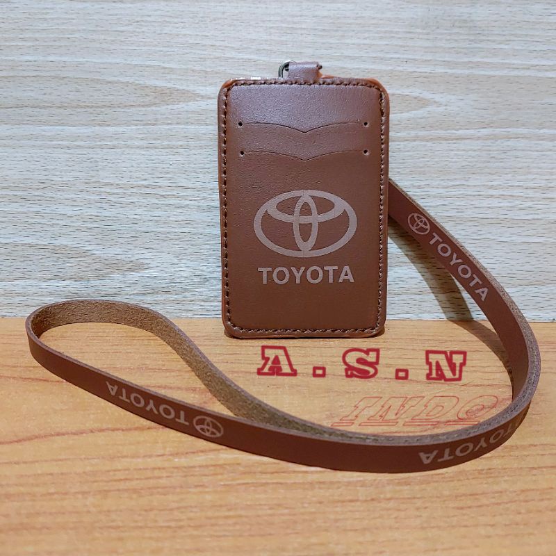 

HenJO Id Card Kulit Toyota Kalung Kulit PU Warna Bervariasi