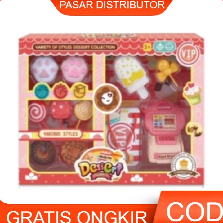 ¯ GROSIR Mainan Anak DESSERT GOURMENT / 576G-8 Plastisin Dessert Collection Model Baru`