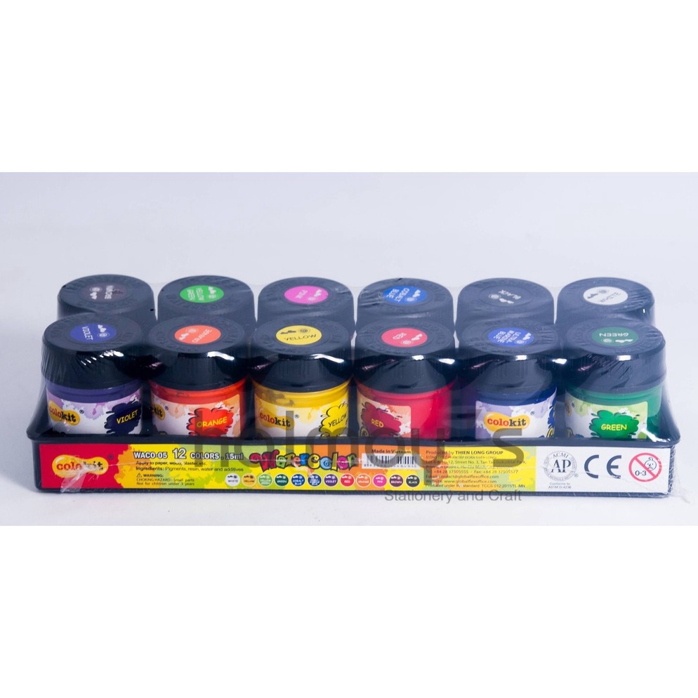 

qzhe -1 CAT AIR BOTOL / WATER COLOR WACO - 05 15 ML 12 WARNA KYH