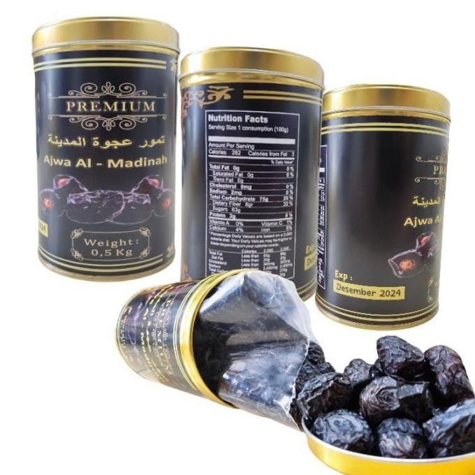 

KURMA NABI//AJWA MADINAH KEMASAN KALENG PREMIUM 500GR FITRARAMADAN66