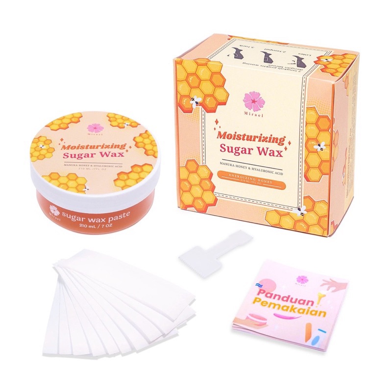 Rael Sugar Waxing Kit Sugar Wax Hair Removal Ghilang Cukur Cukur Cabut Bulu Rambut Ketiak
