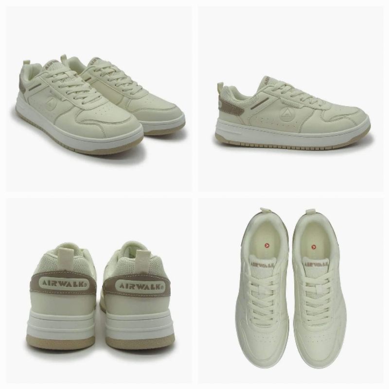 100%Original Sepatu Kets Pria Airwalk Skylar Krem, Skylar Hitam Putih Kode Produk: AIW22UK1126W5